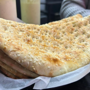 Sesame Naan, Bread